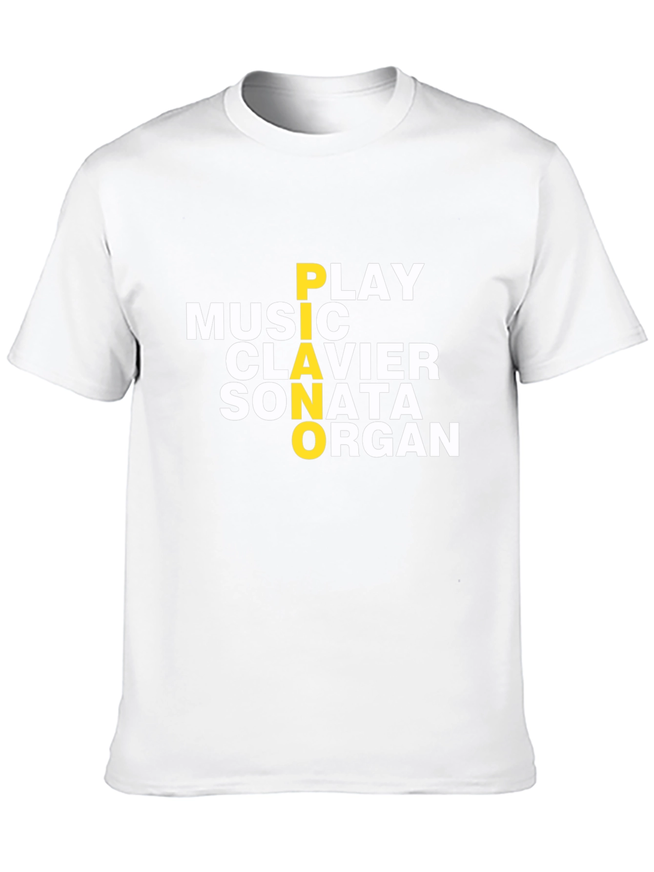 Music Lover T-Shirt - Piano Clavier Sonata Organ