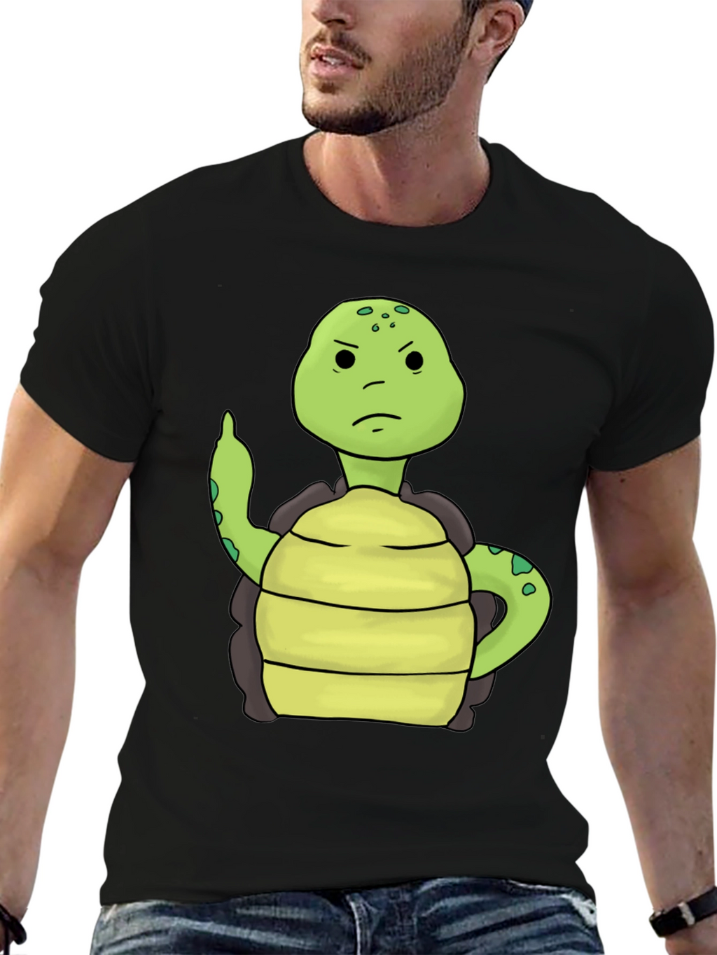 Grumpy Turtle T-Shirt - Funny Animal Graphic Tee