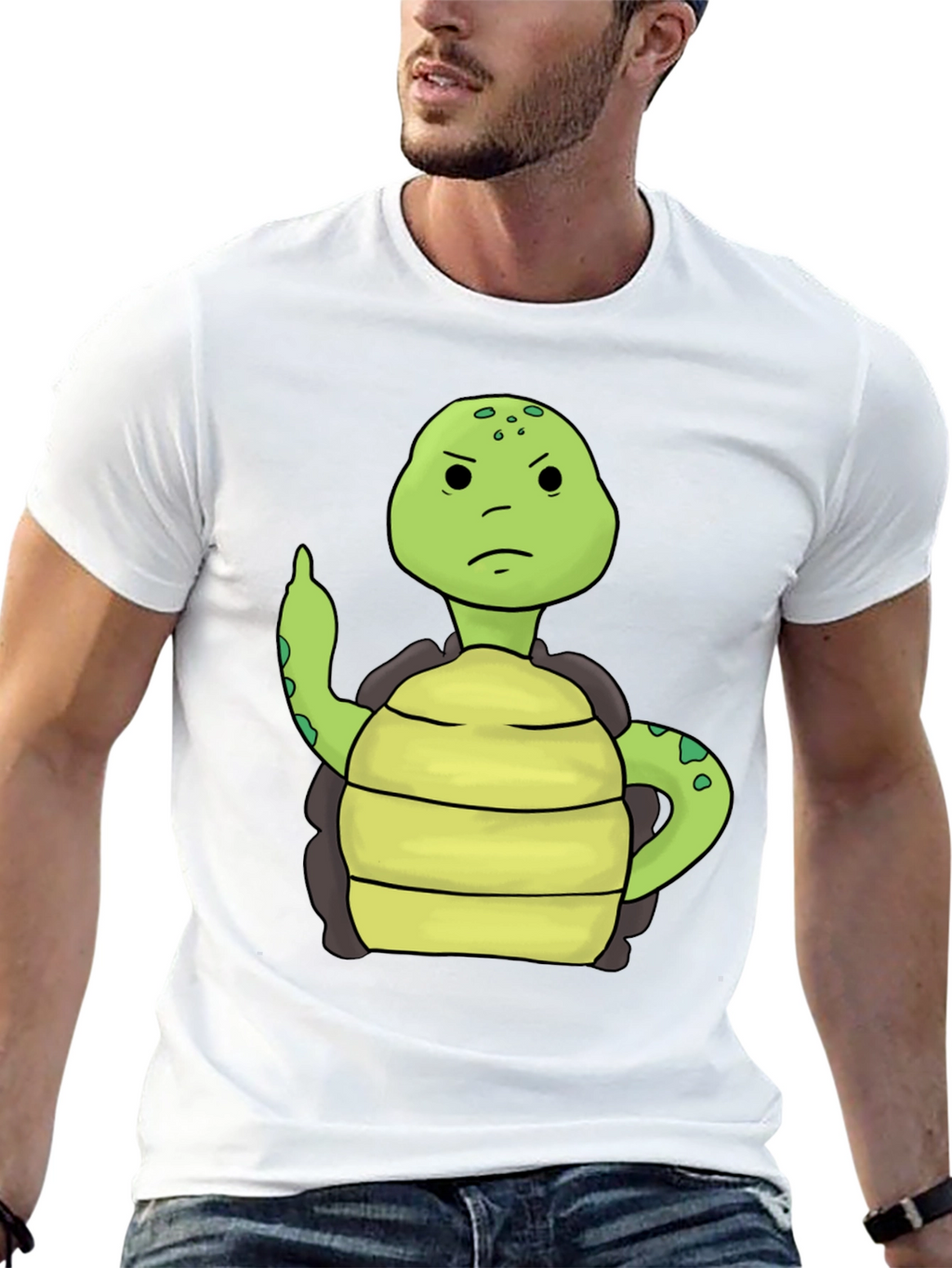 Grumpy Turtle T-Shirt - Funny Animal Graphic Tee