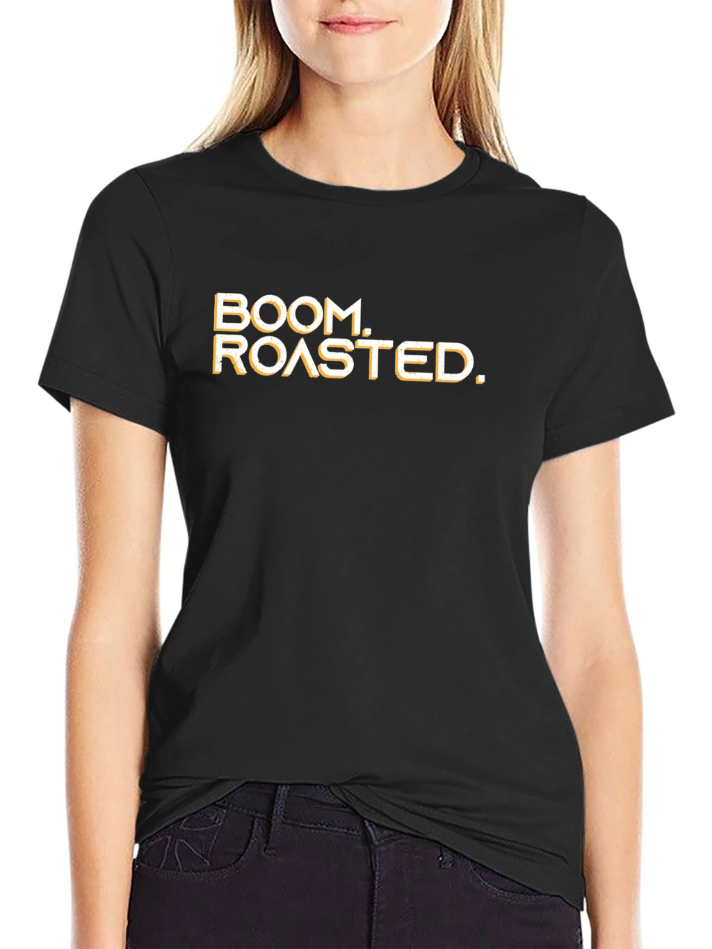 Boom Roasted T-Shirt Funny Slogan Tee