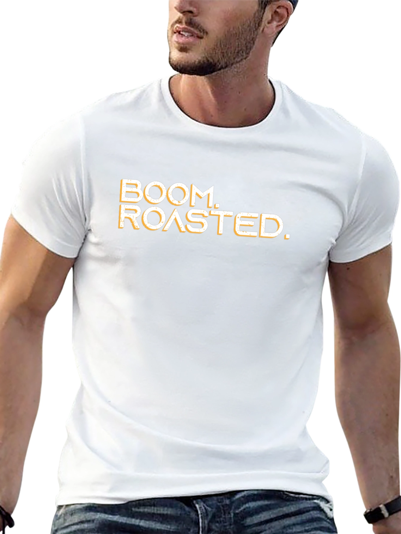 Boom Roasted T-Shirt Funny Slogan Tee