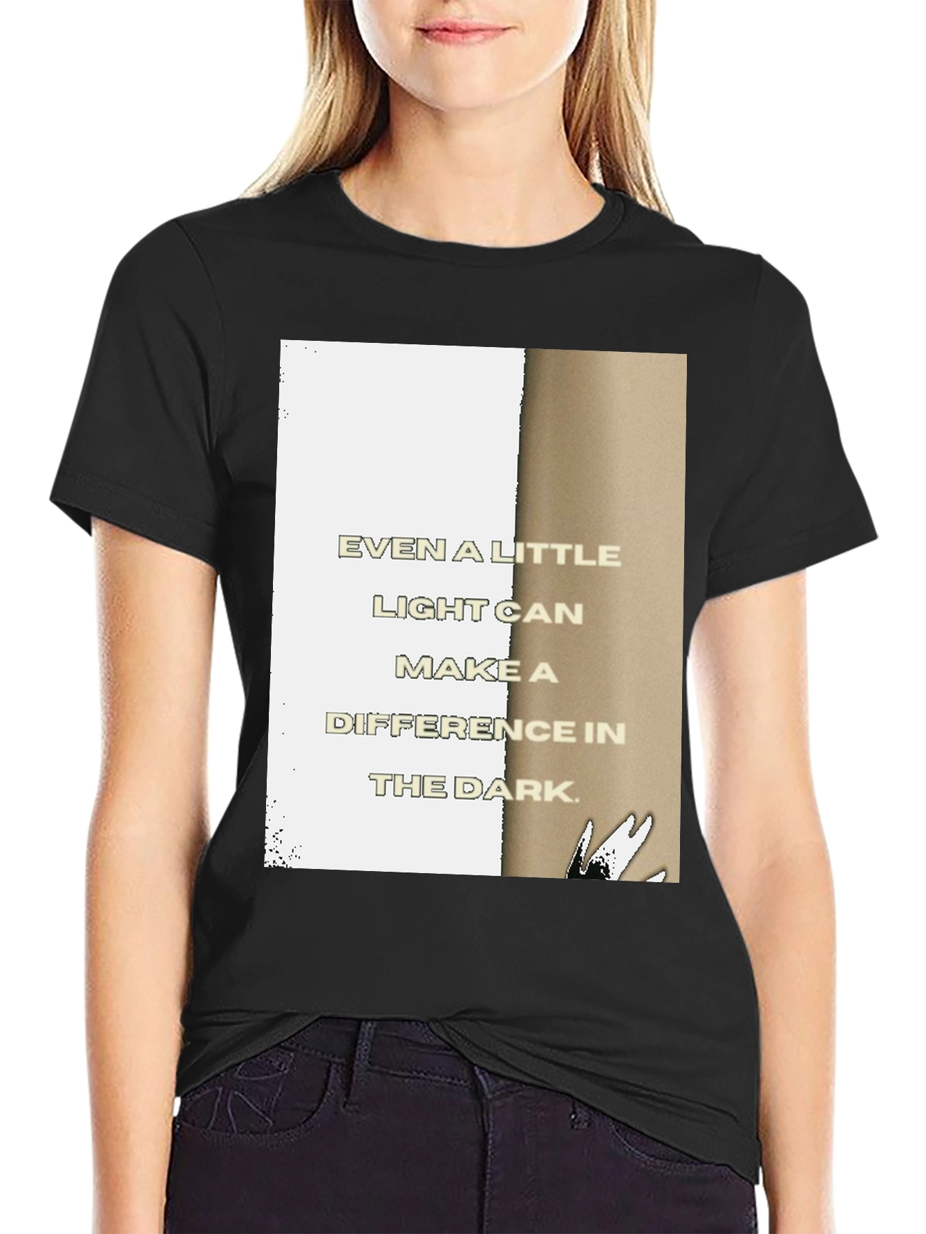 Inspirational Tee: Even a Little Light Can Make a Difference