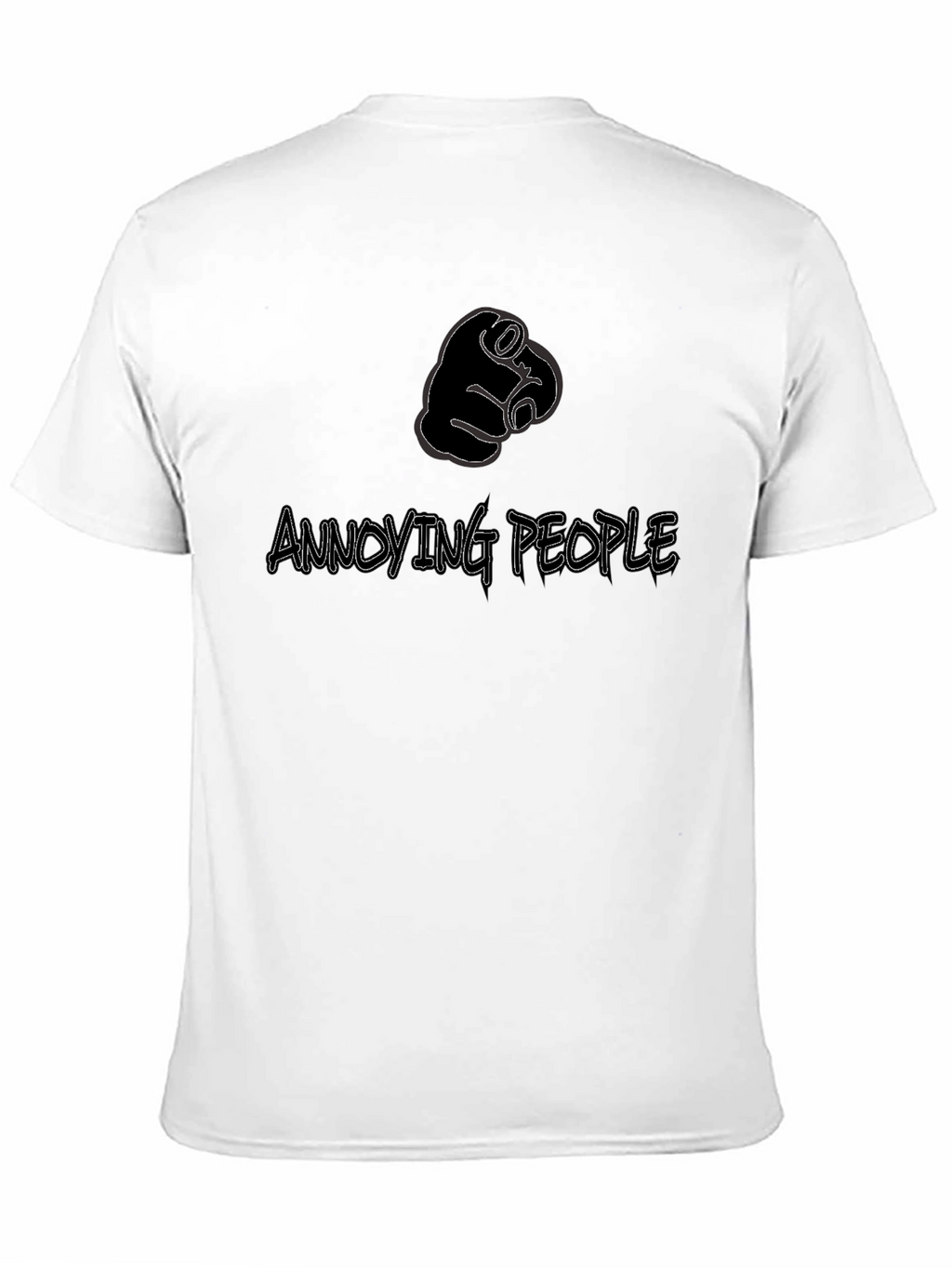 Annoying People Pointing Finger Graphic Tee