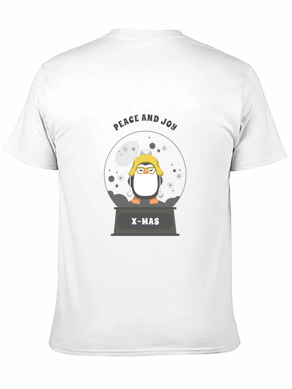 Penguin Christmas Snow Globe T-Shirt