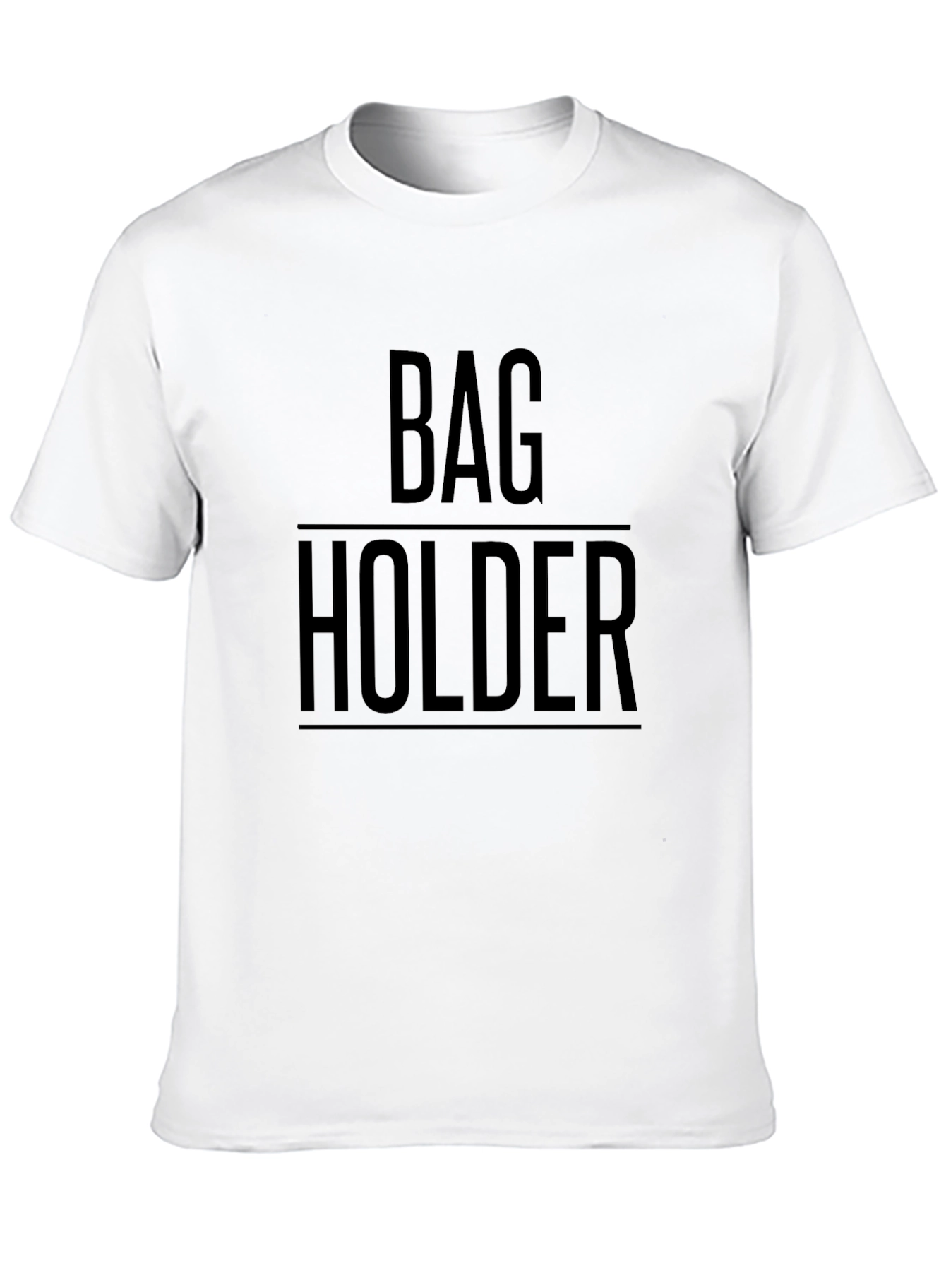 Bag Holder Graphic T-Shirt - Funny Humor Tee