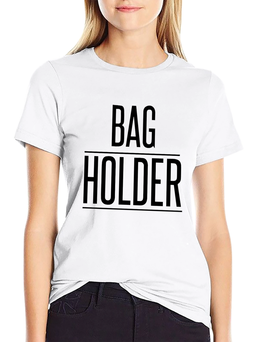 Bag Holder Graphic T-Shirt - Funny Humor Tee
