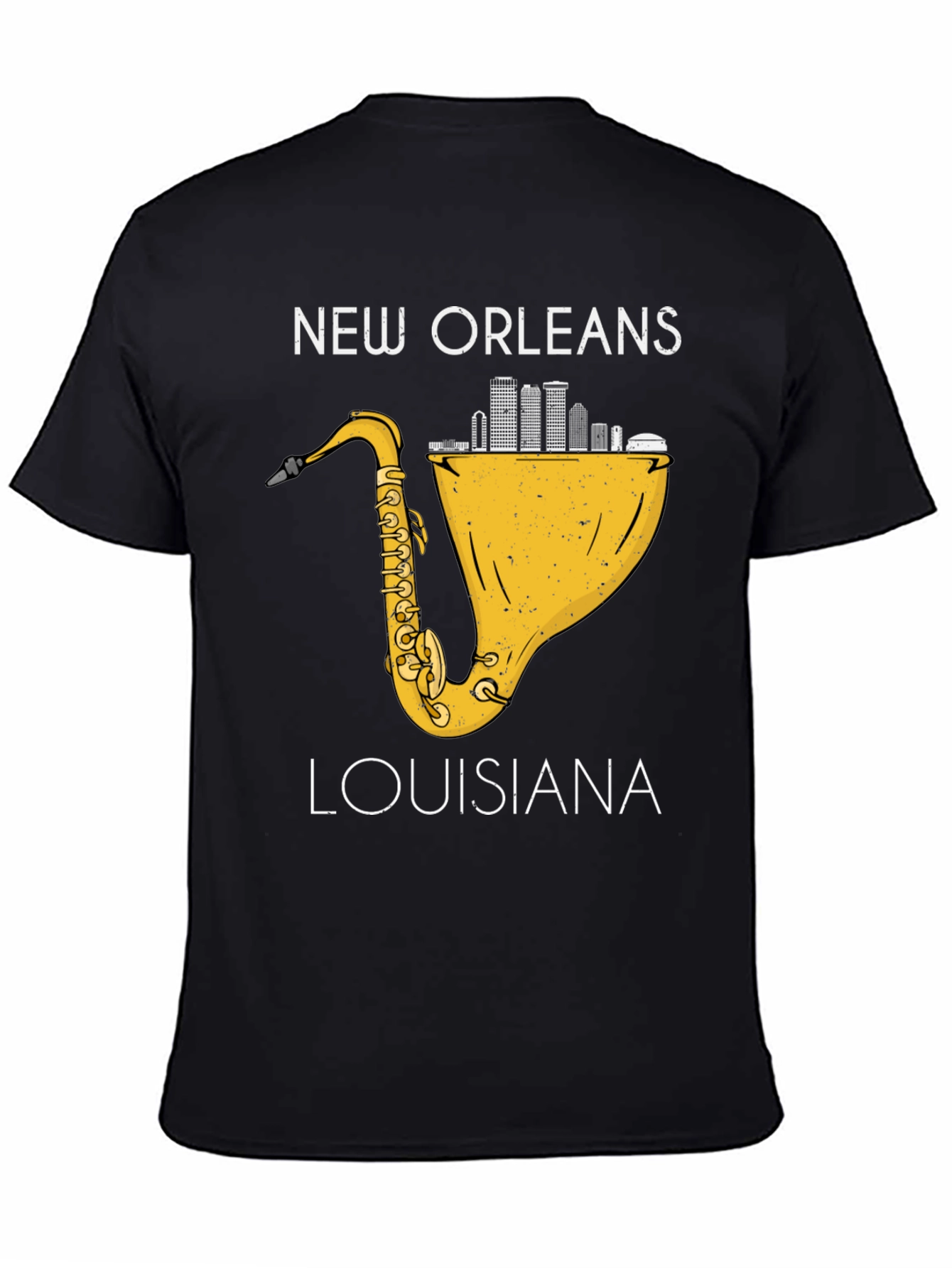 New Orleans Saxophone Graphic Tee