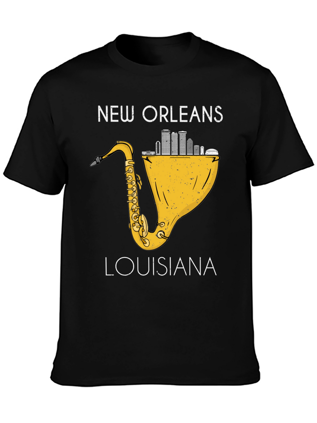 New Orleans Saxophone Graphic Tee