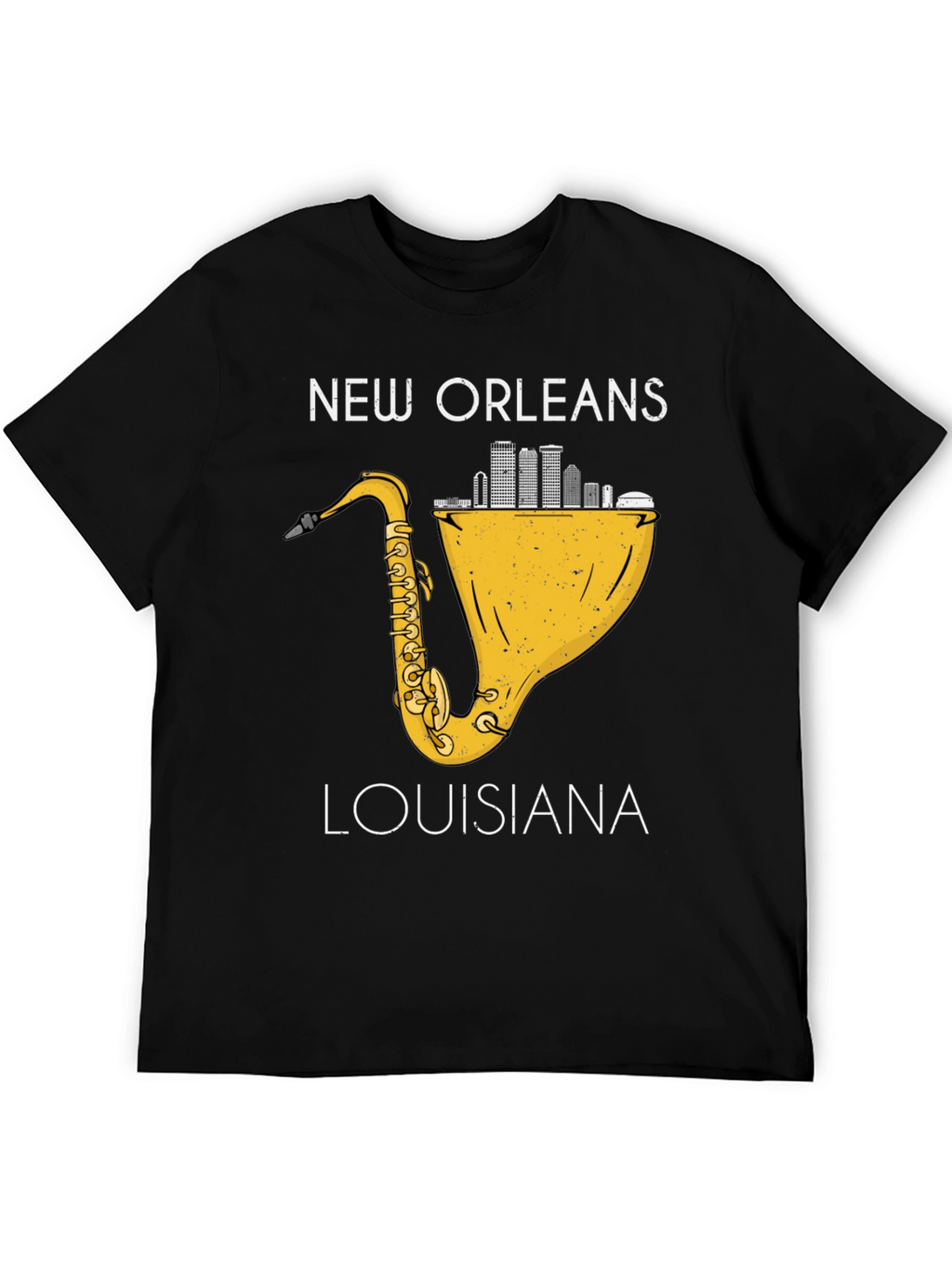 New Orleans Saxophone Graphic Tee