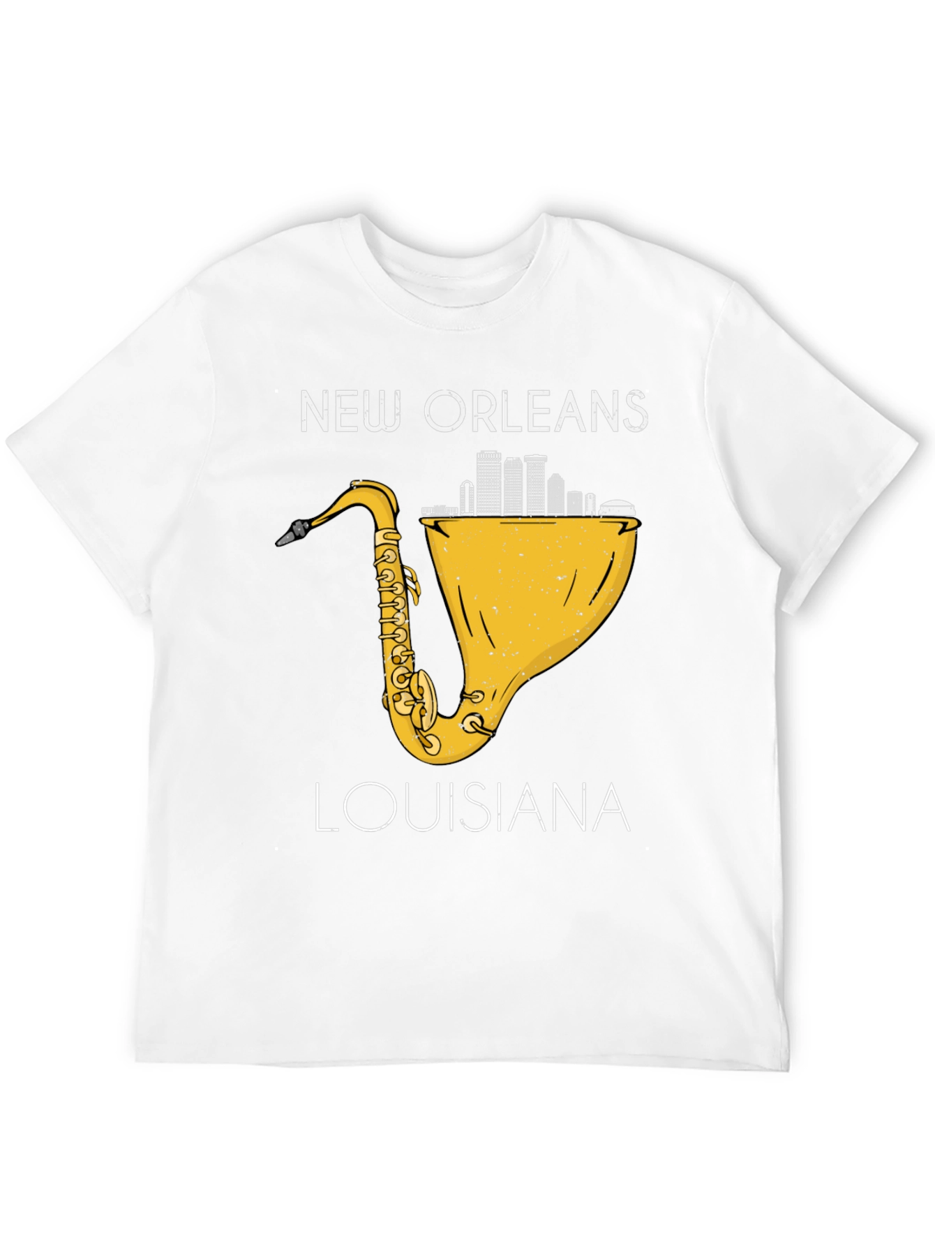 New Orleans Saxophone Graphic Tee