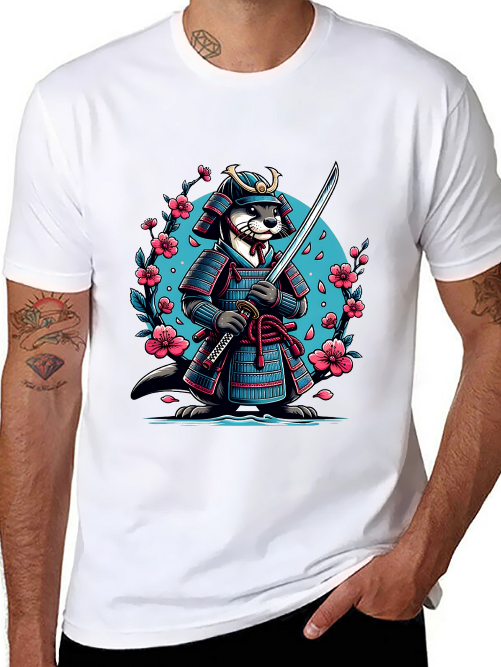 Samurai Otter T-Shirt