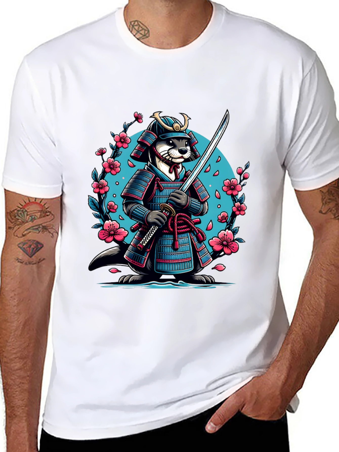 Samurai Otter T-Shirt