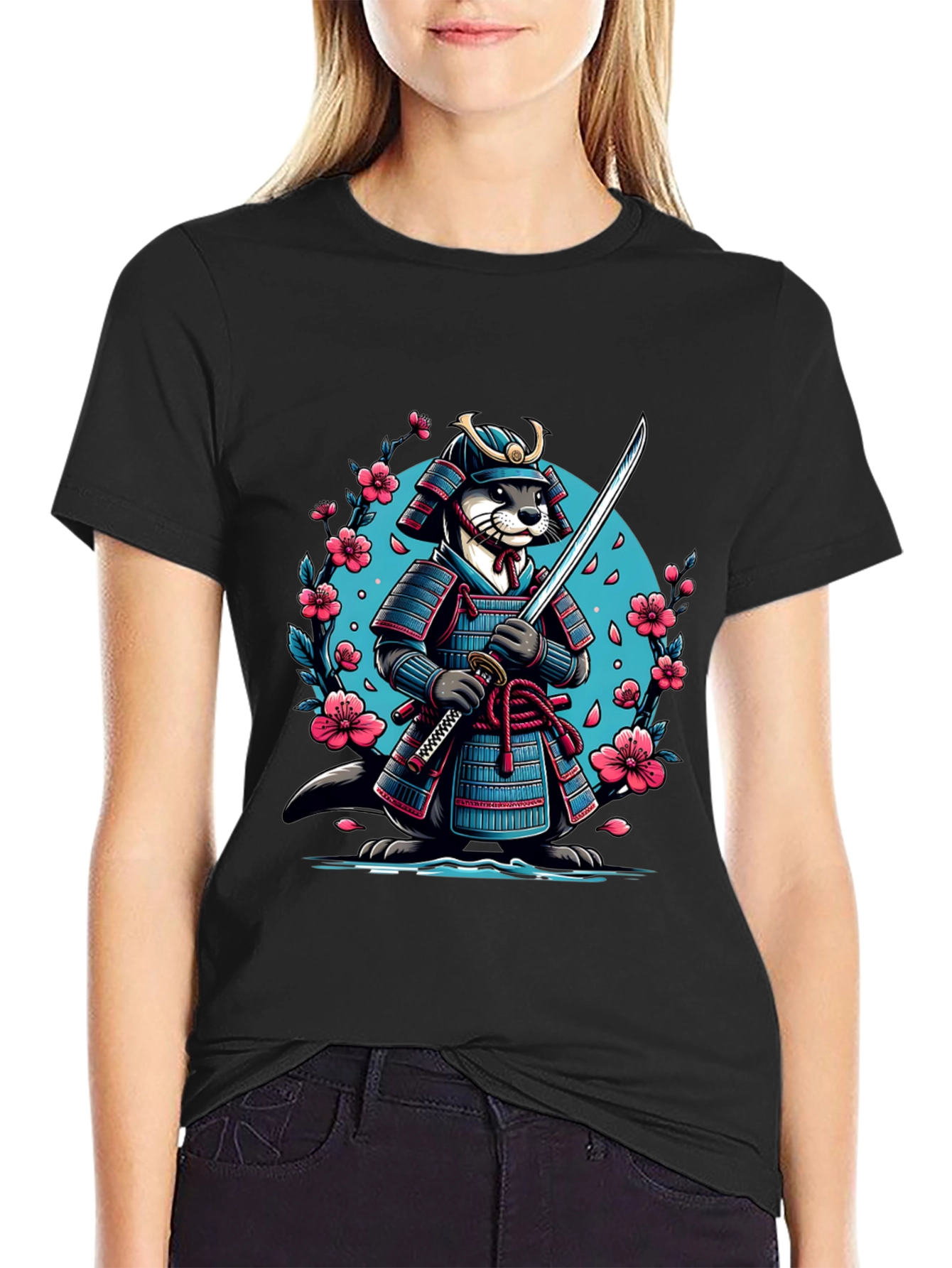 Samurai Otter T-Shirt