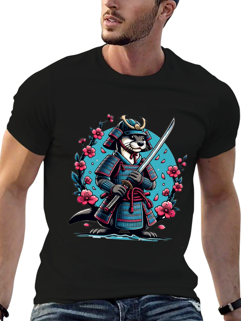 Samurai Otter T-Shirt