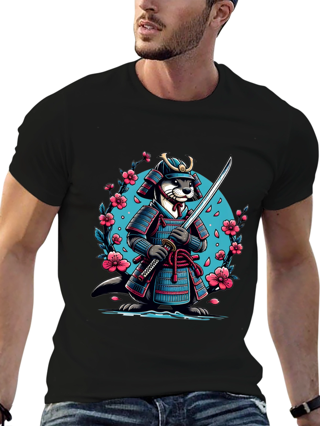 Samurai Otter T-Shirt