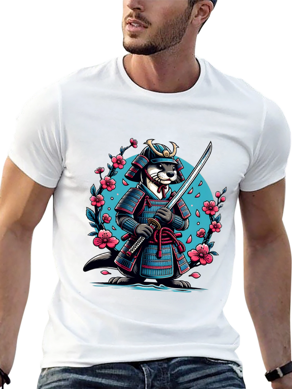 Samurai Otter T-Shirt