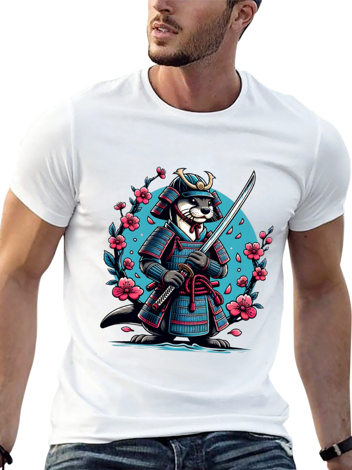 Samurai Otter T-Shirt