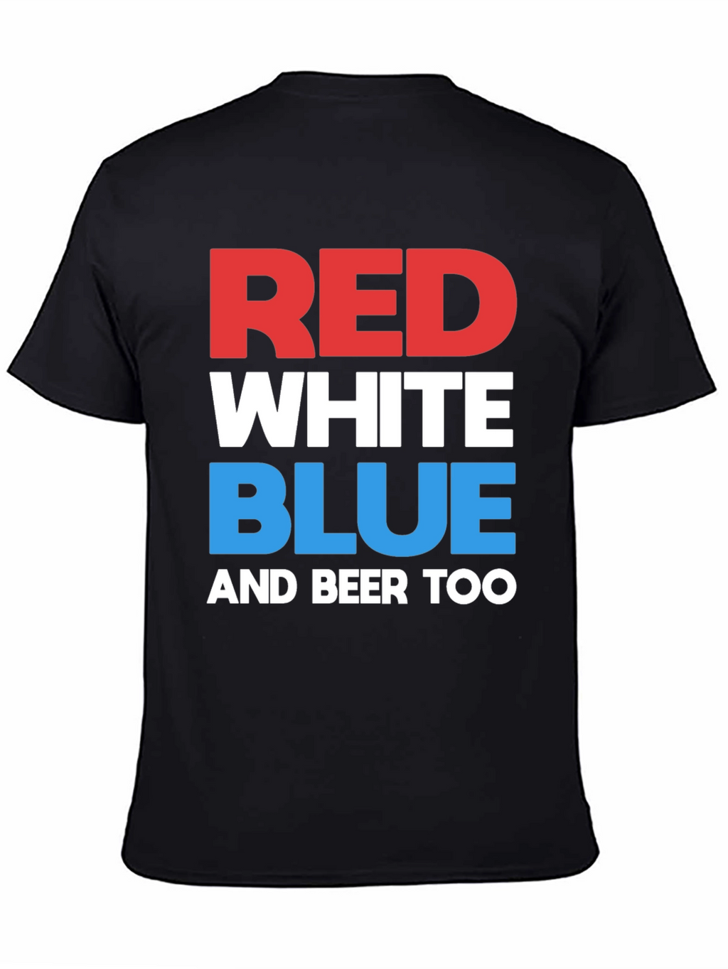Red White Blue & Beer Too Graphic T-Shirt