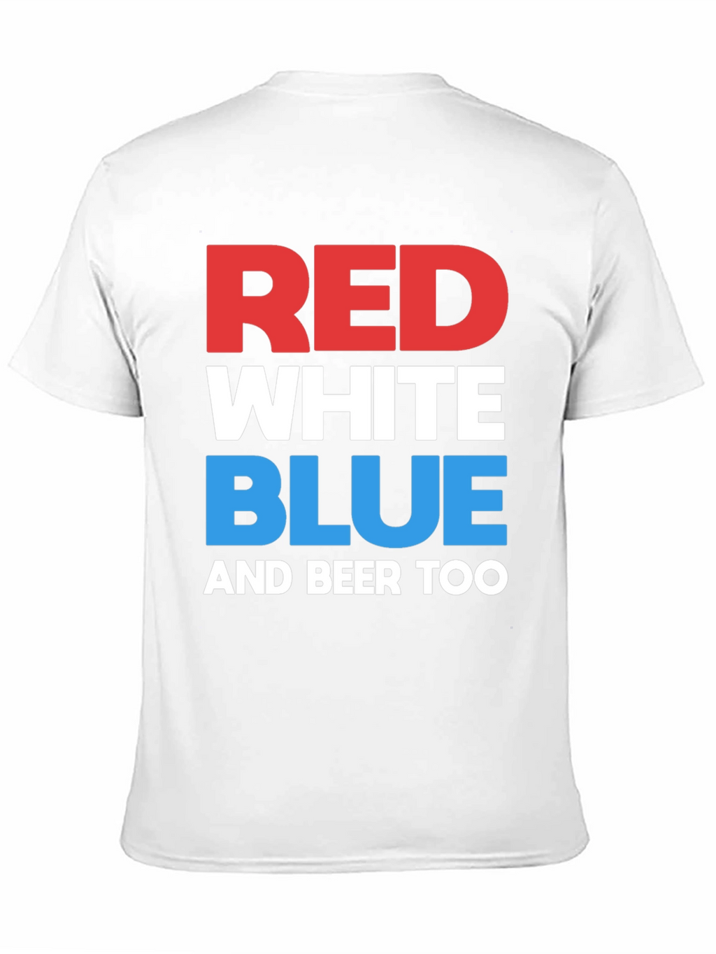 Red White Blue & Beer Too Graphic T-Shirt