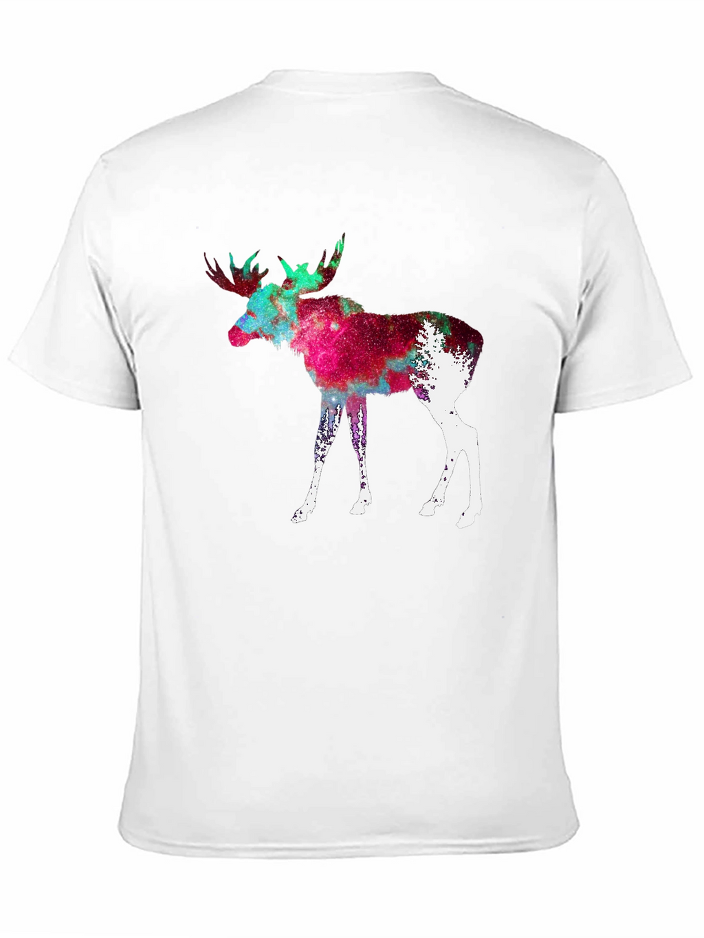 Cosmic Moose Graphic Tee - Black