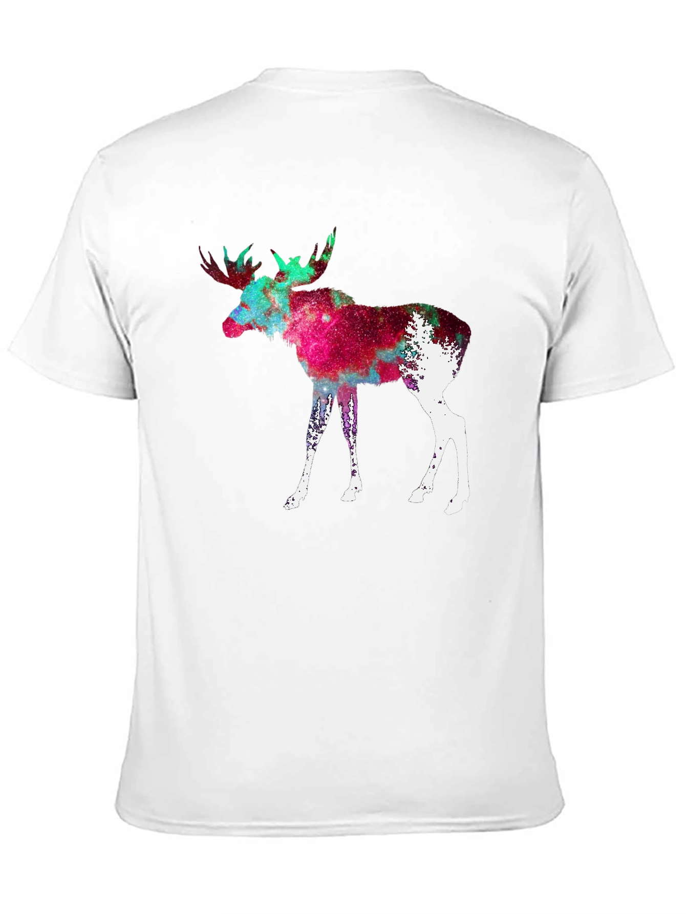 Cosmic Moose Graphic Tee - Black