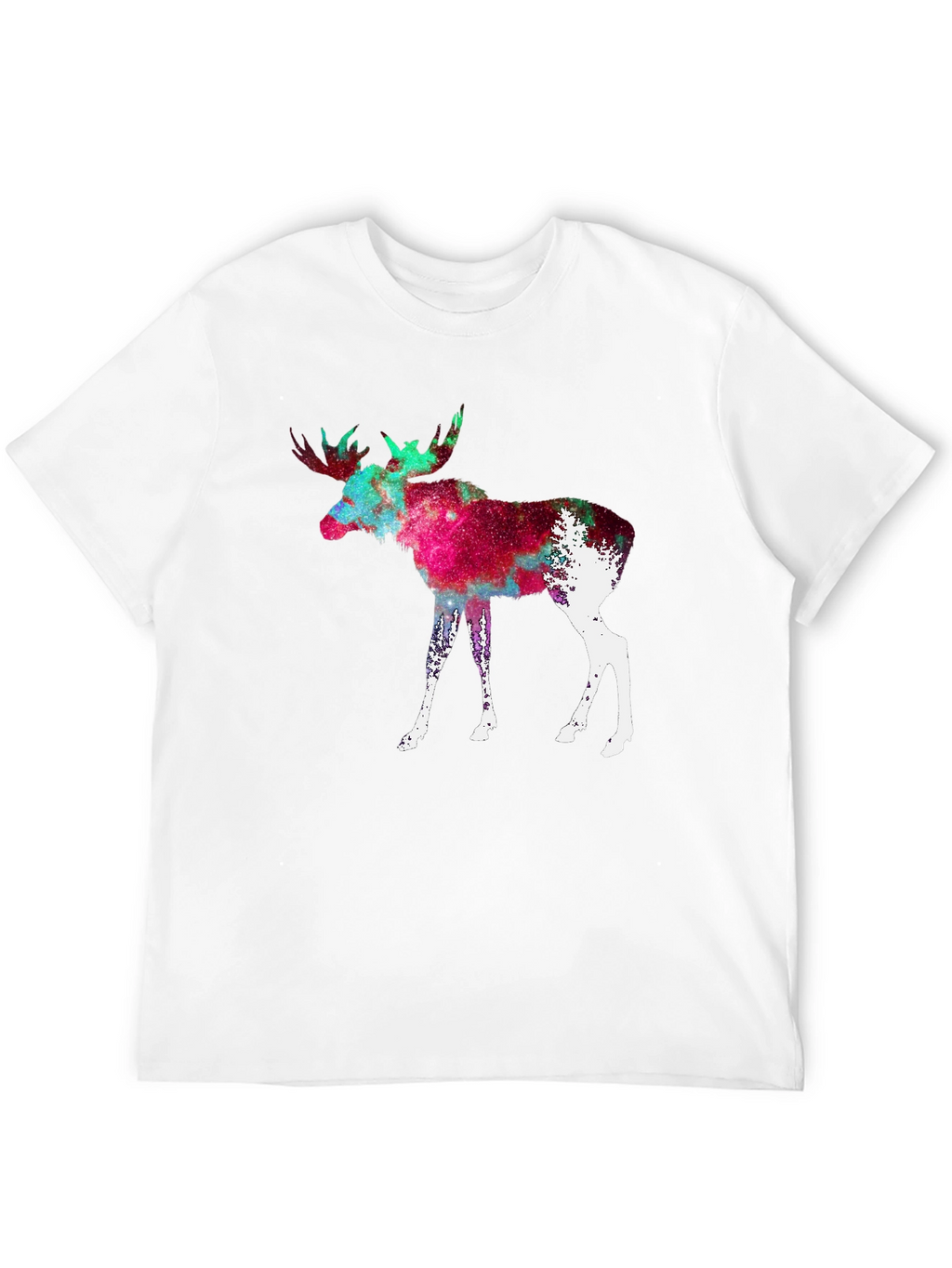 Cosmic Moose Graphic Tee - Black
