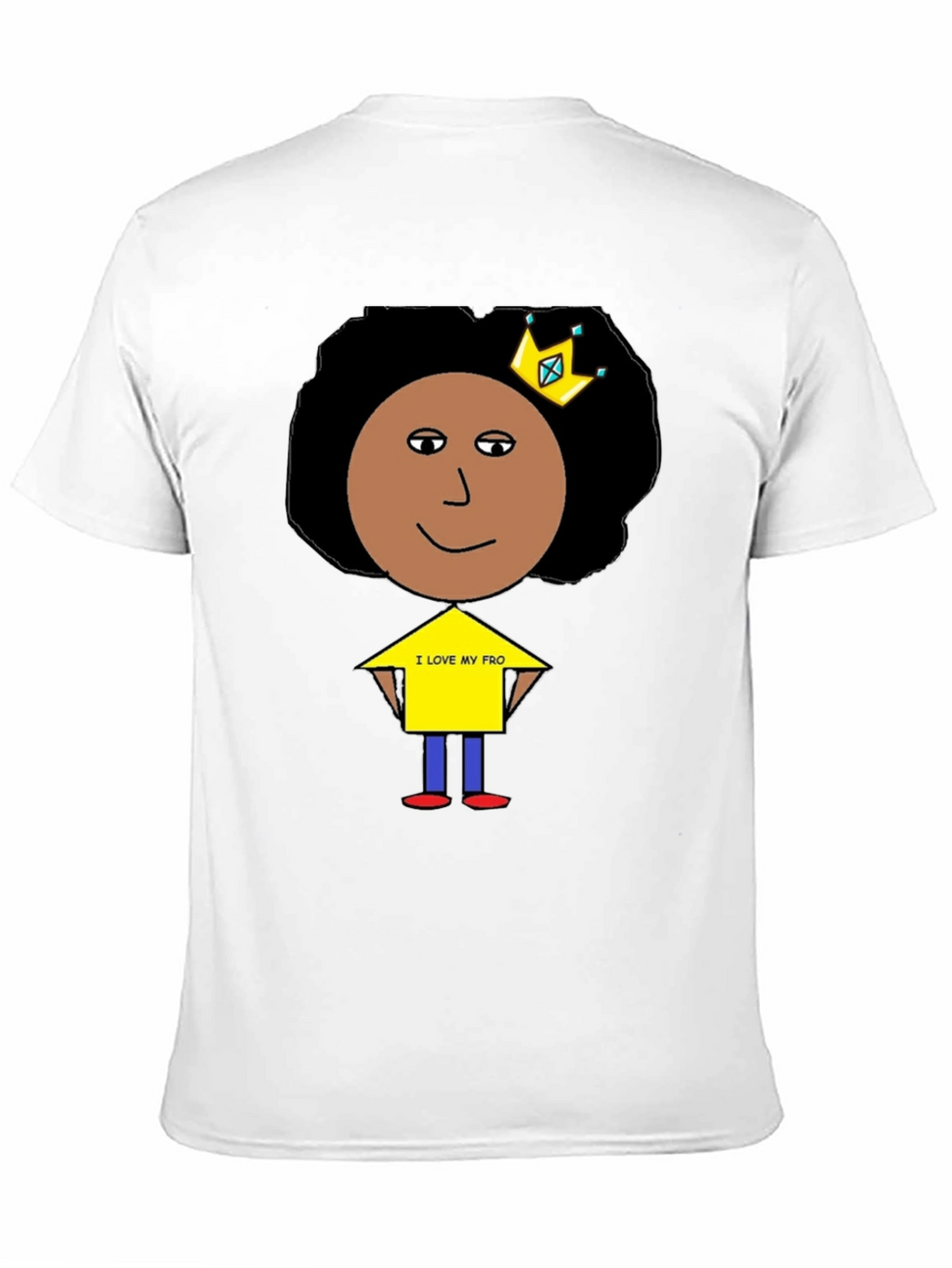 I Love My Fro Black T-Shirt