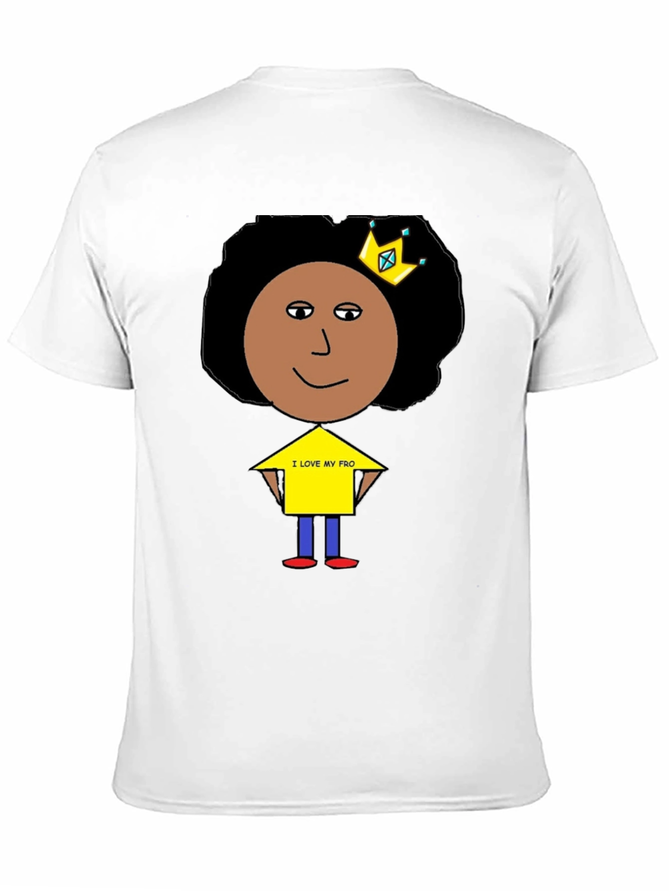I Love My Fro Black T-Shirt