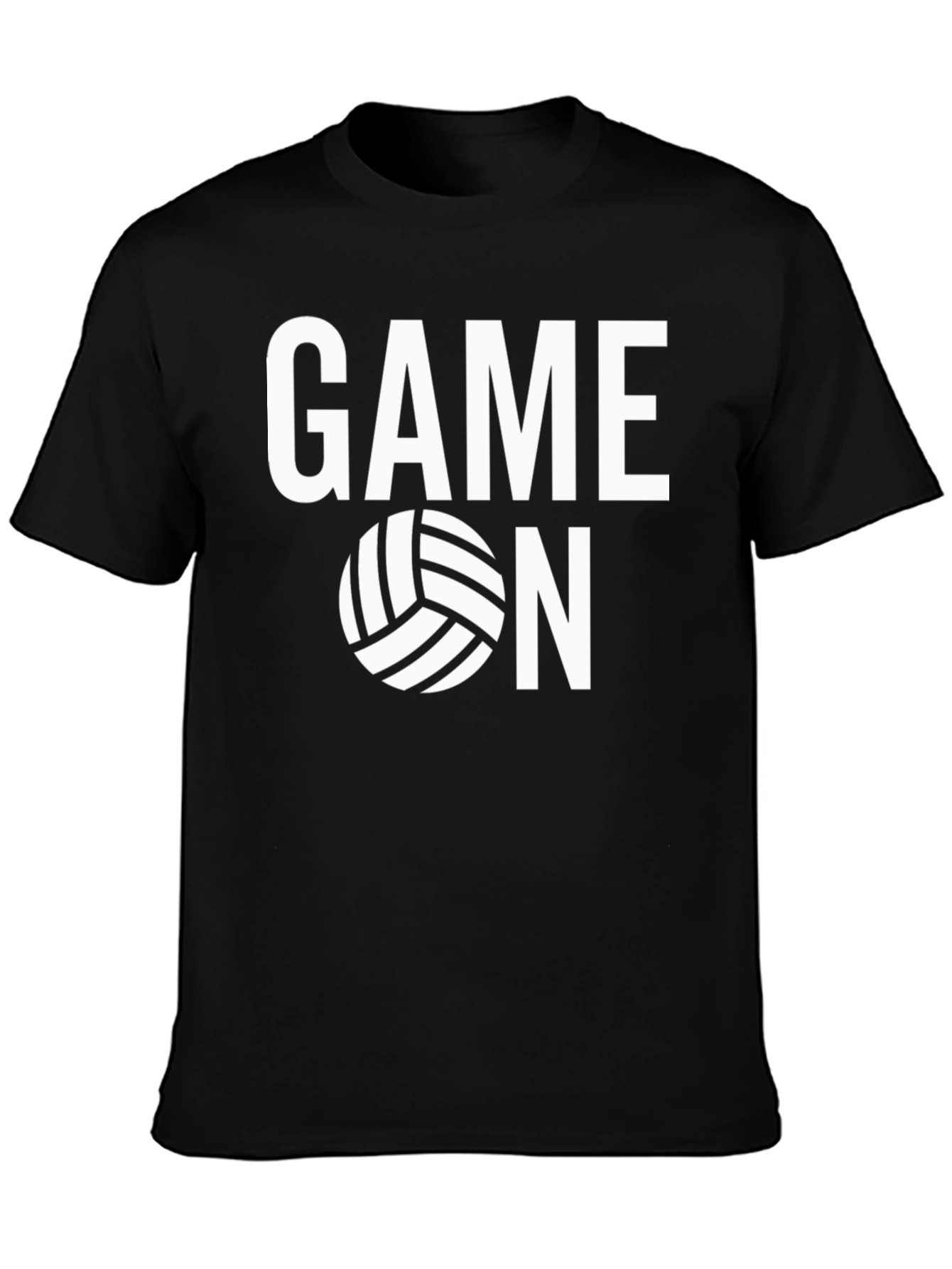 Game On Volleyball Graphic Tee - Sporty Casual Shirt