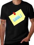 Cool T-Shirt with Note Design