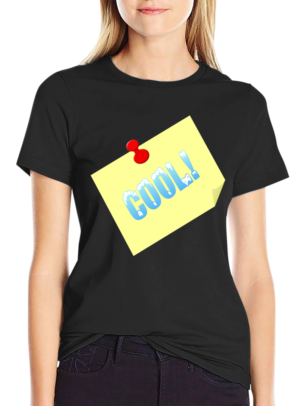 Cool T-Shirt with Note Design