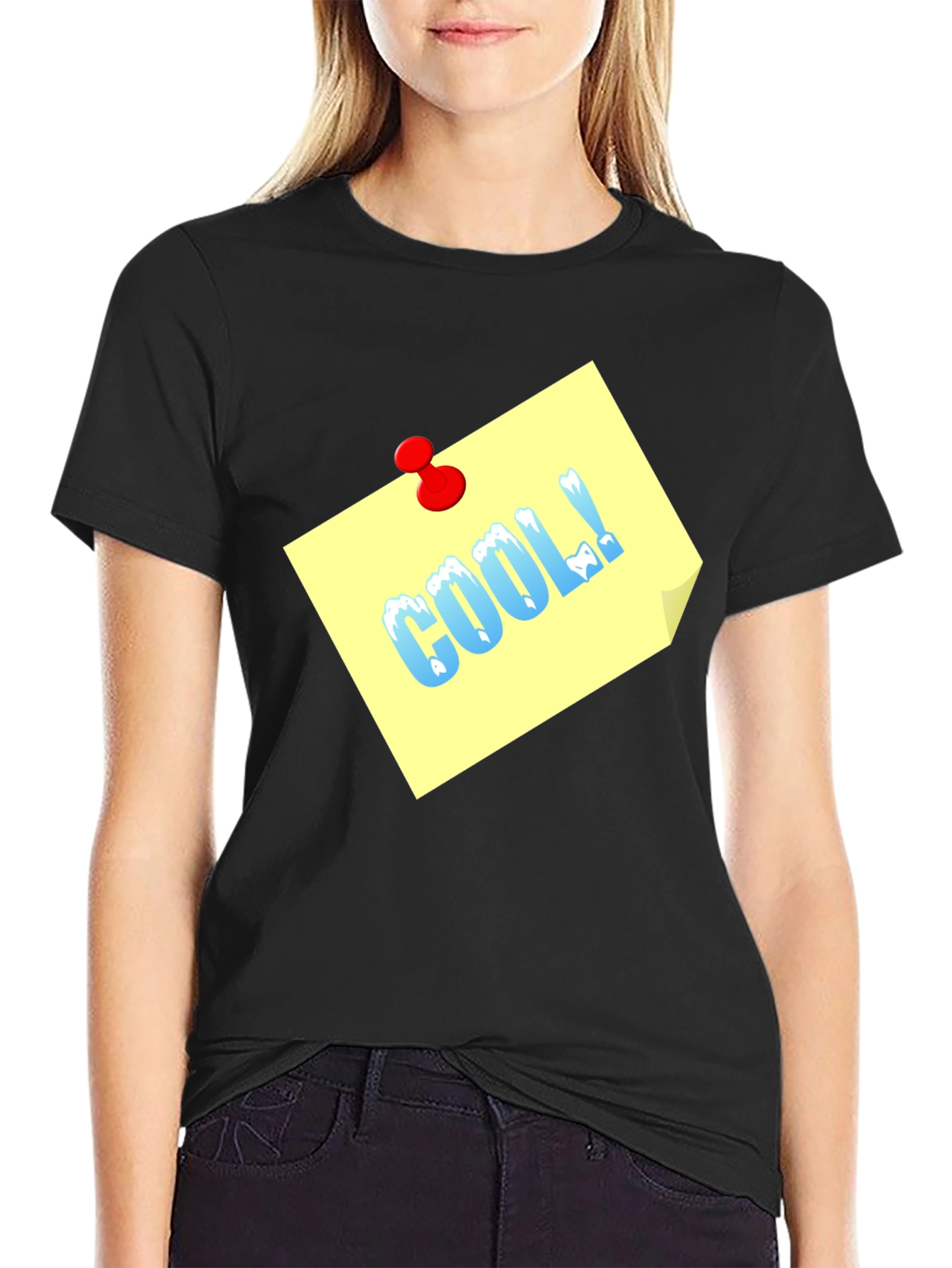 Cool T-Shirt with Note Design