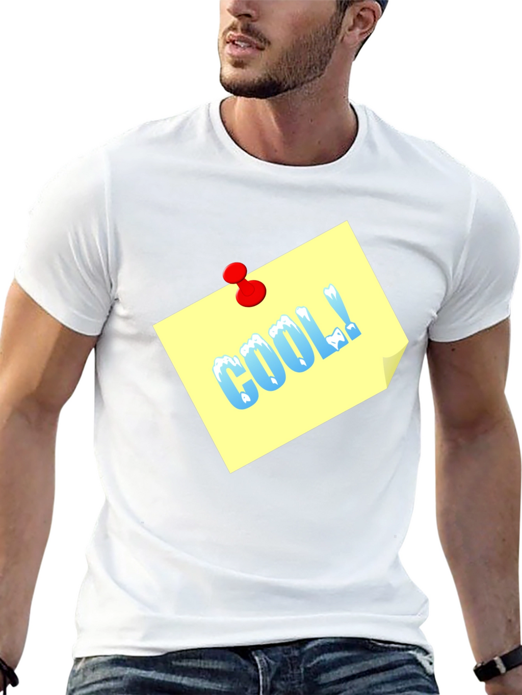 Cool T-Shirt with Note Design
