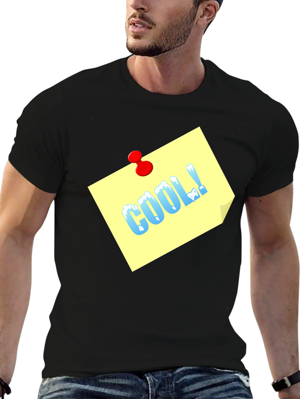 Cool T-Shirt with Note Design