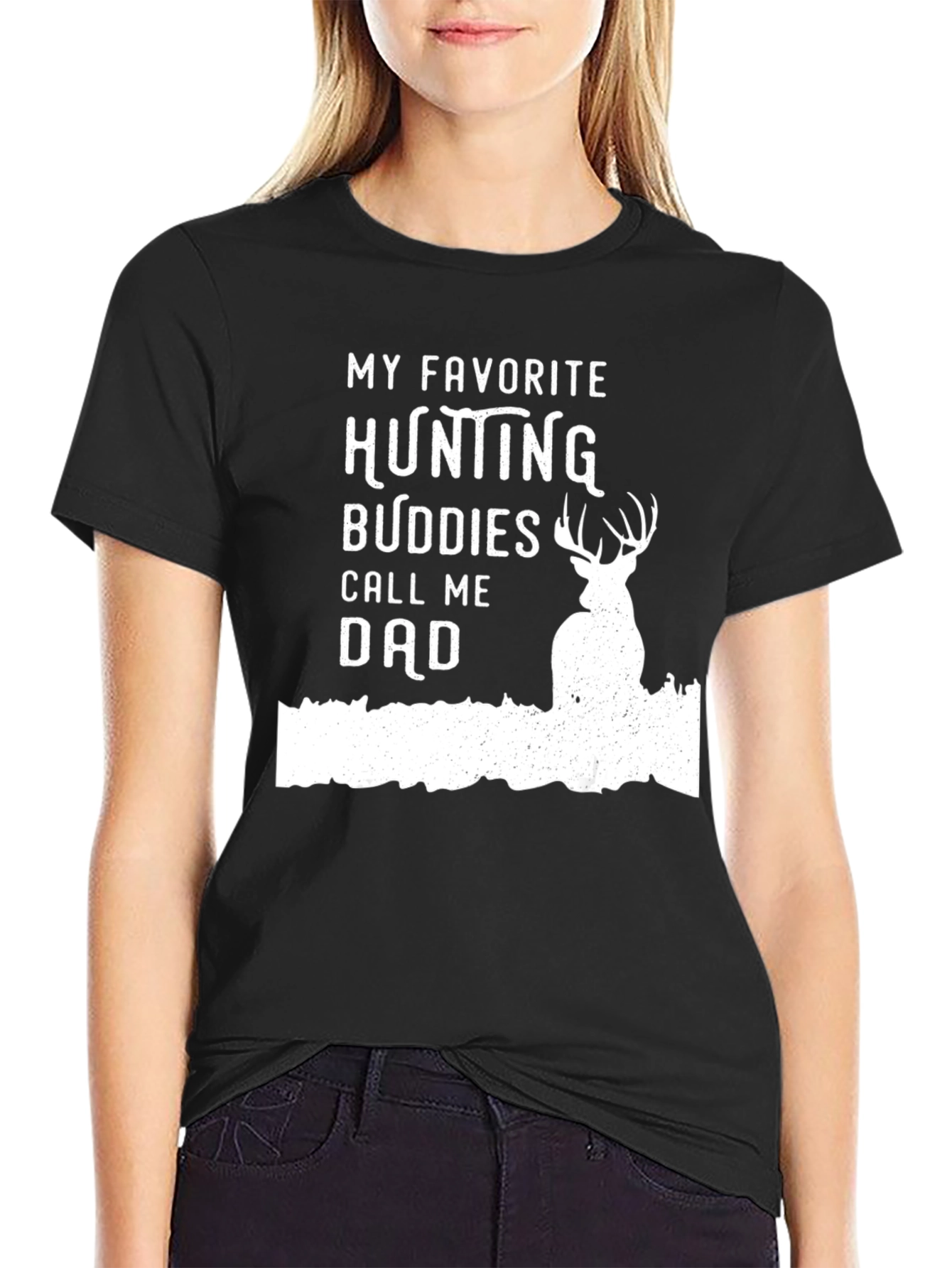 My Favorite Hunting Buddies Dad Graphic Tee