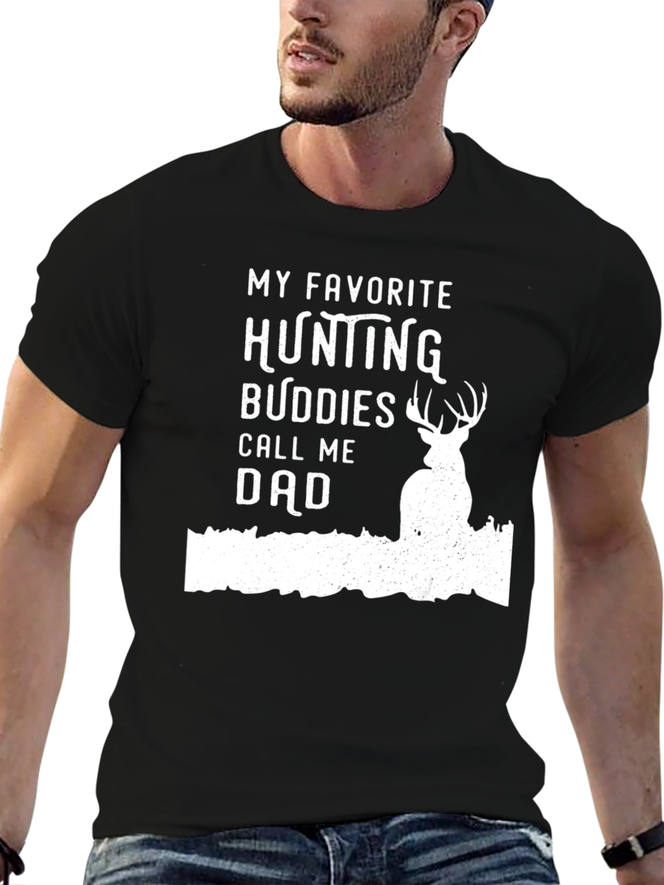 My Favorite Hunting Buddies Dad Graphic Tee