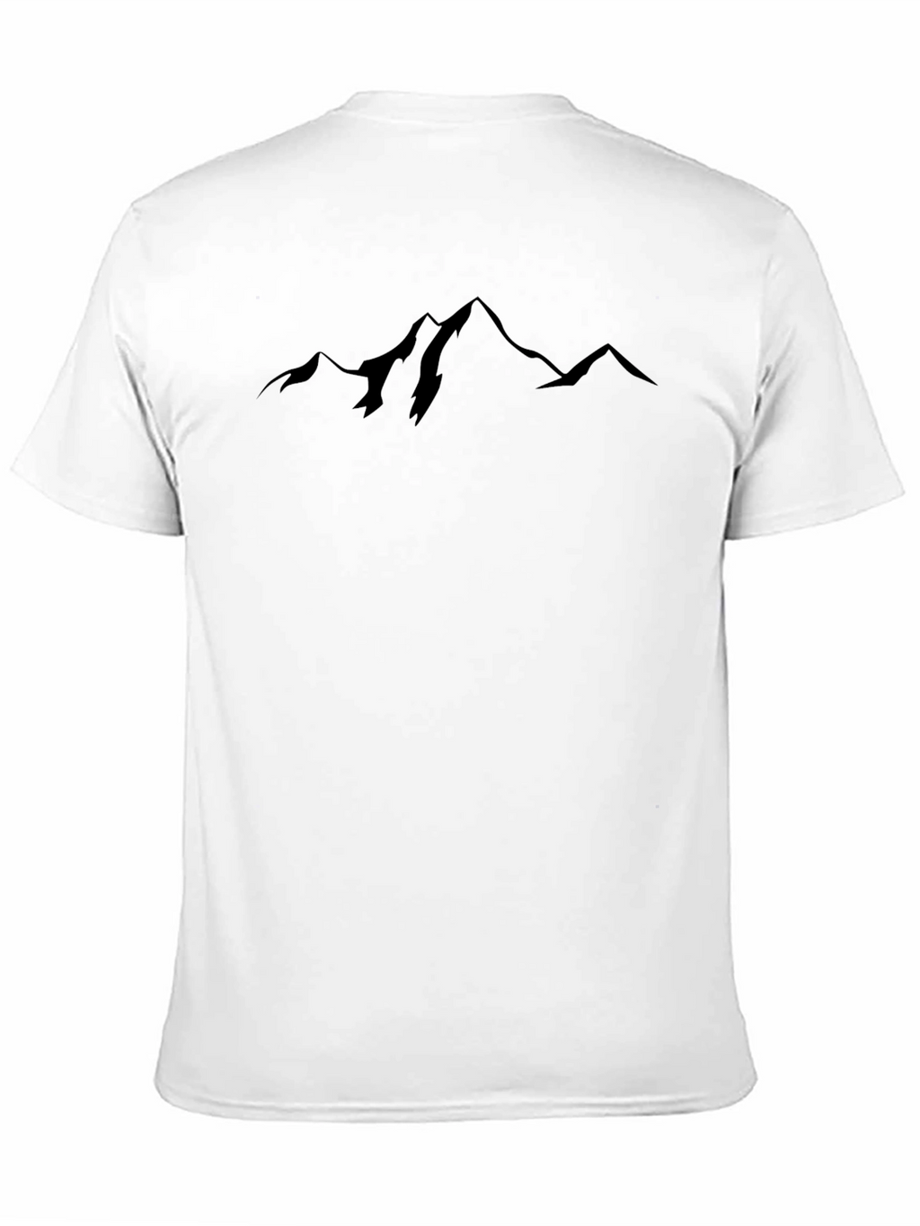Mountain Silhouette Black T-Shirt - Adventure Ready