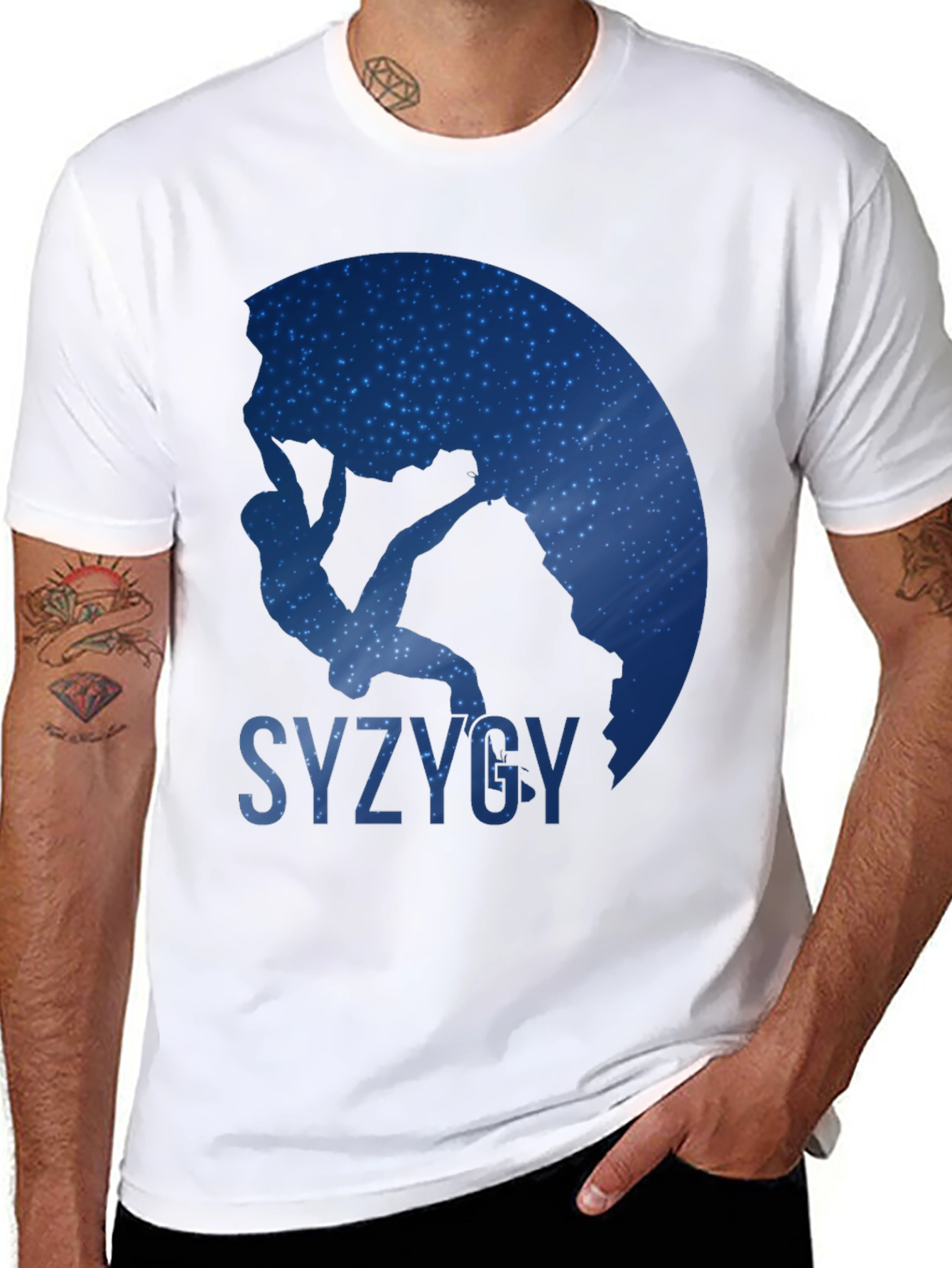 Syzygy Climbing Galaxy Graphic Tee