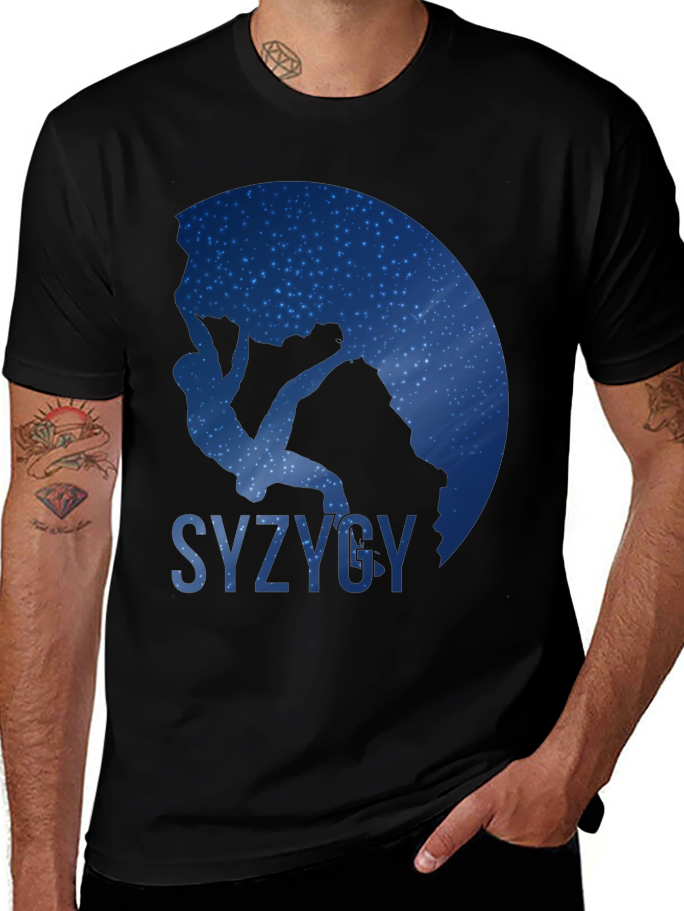 Syzygy Climbing Galaxy Graphic Tee