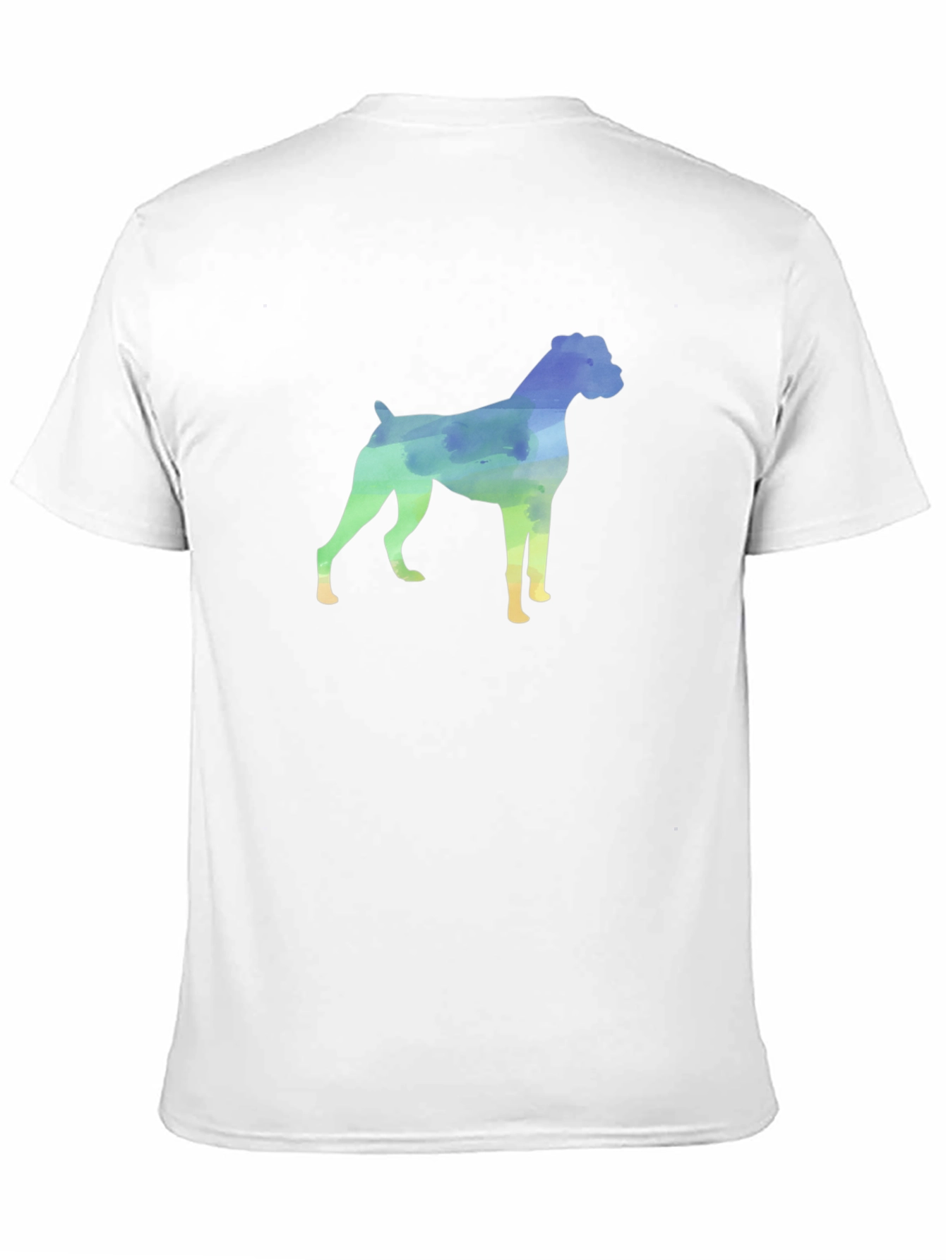 Boxer Dog Watercolor Graphic T-Shirt - Unisex