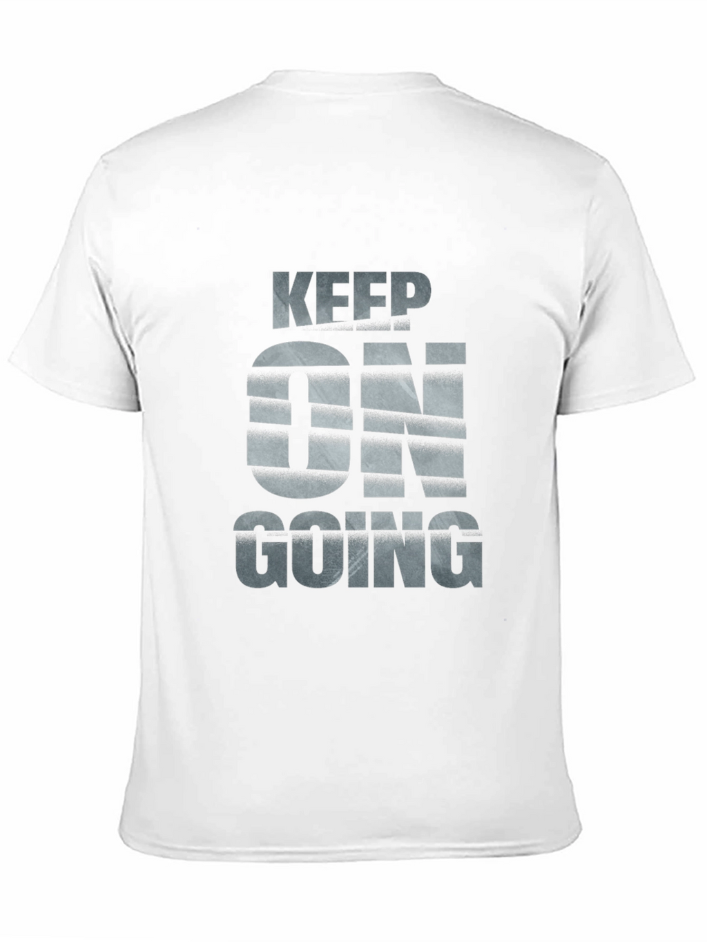 Keep On Going Black Graphic Tee