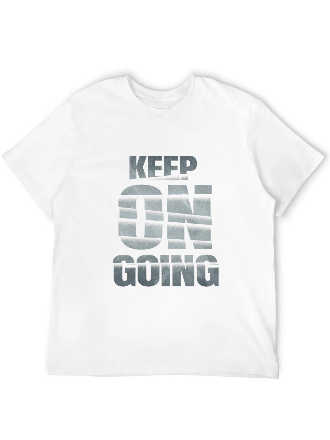Keep On Going Black Graphic Tee