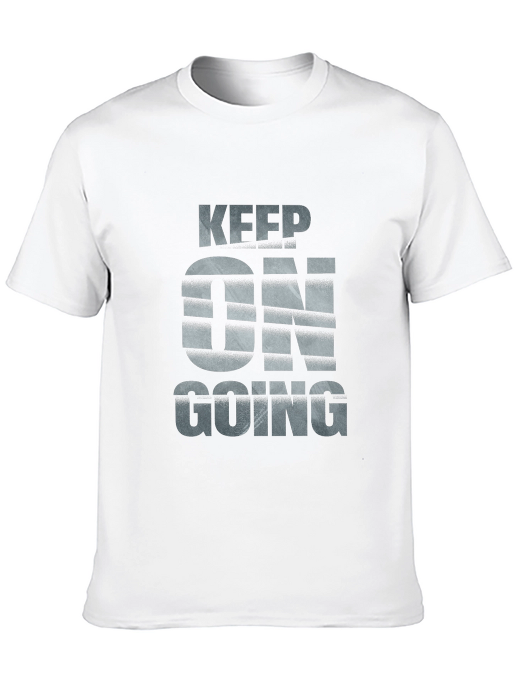 Keep On Going Black Graphic Tee