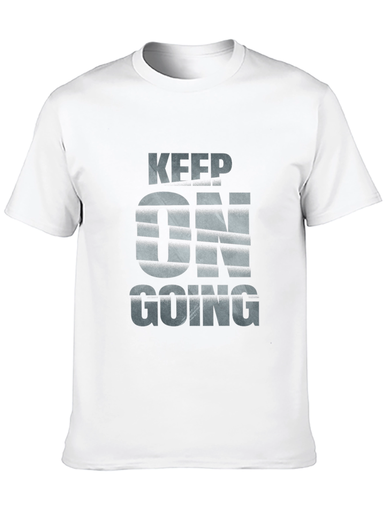 Keep On Going Black Graphic Tee