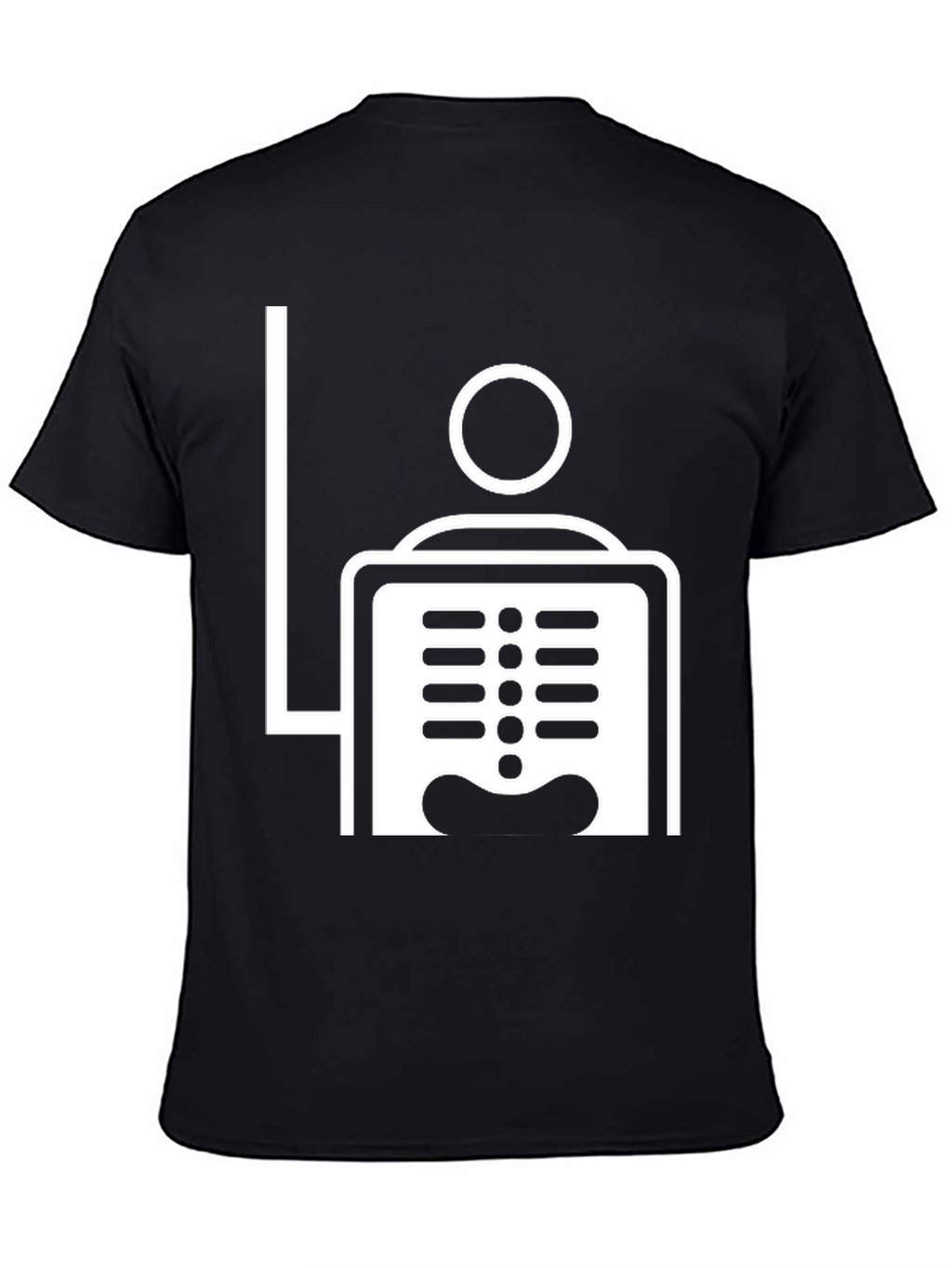 Radiology Skeleton X-Ray T-Shirt - Black Novelty Tee