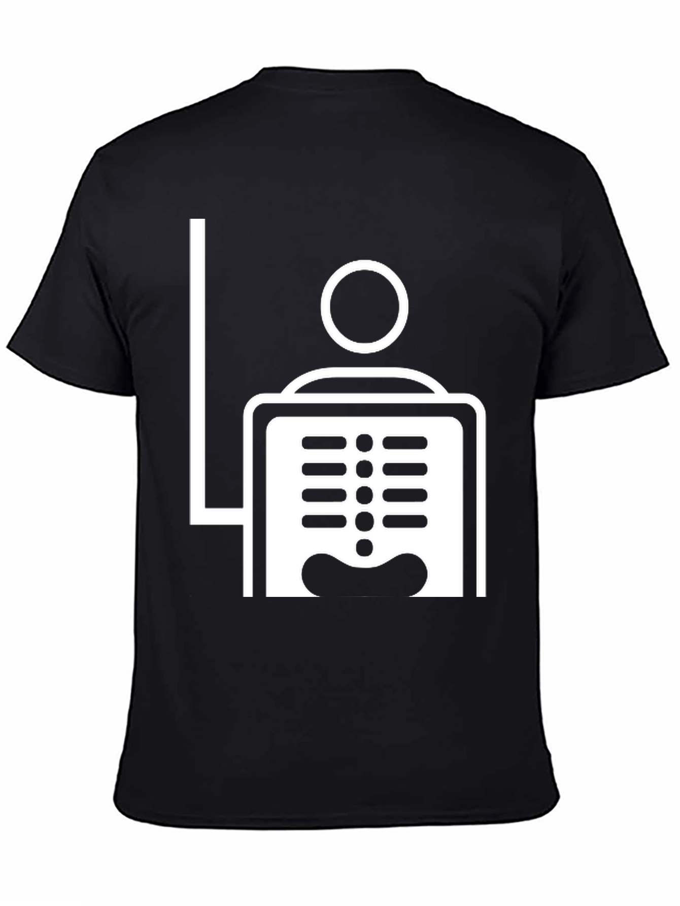 Radiology Skeleton X-Ray T-Shirt - Black Novelty Tee