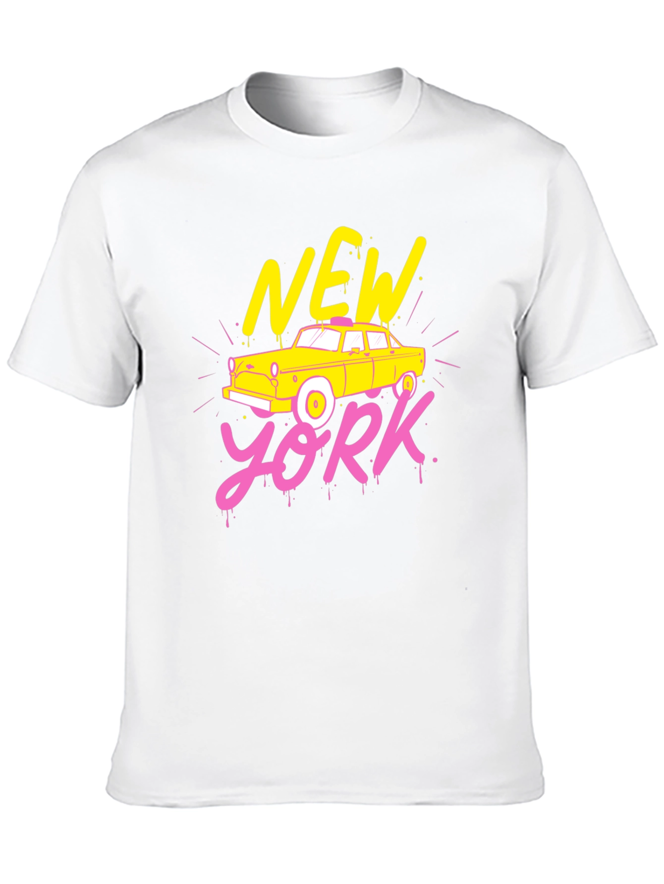 New York Taxi Graphic T-Shirt