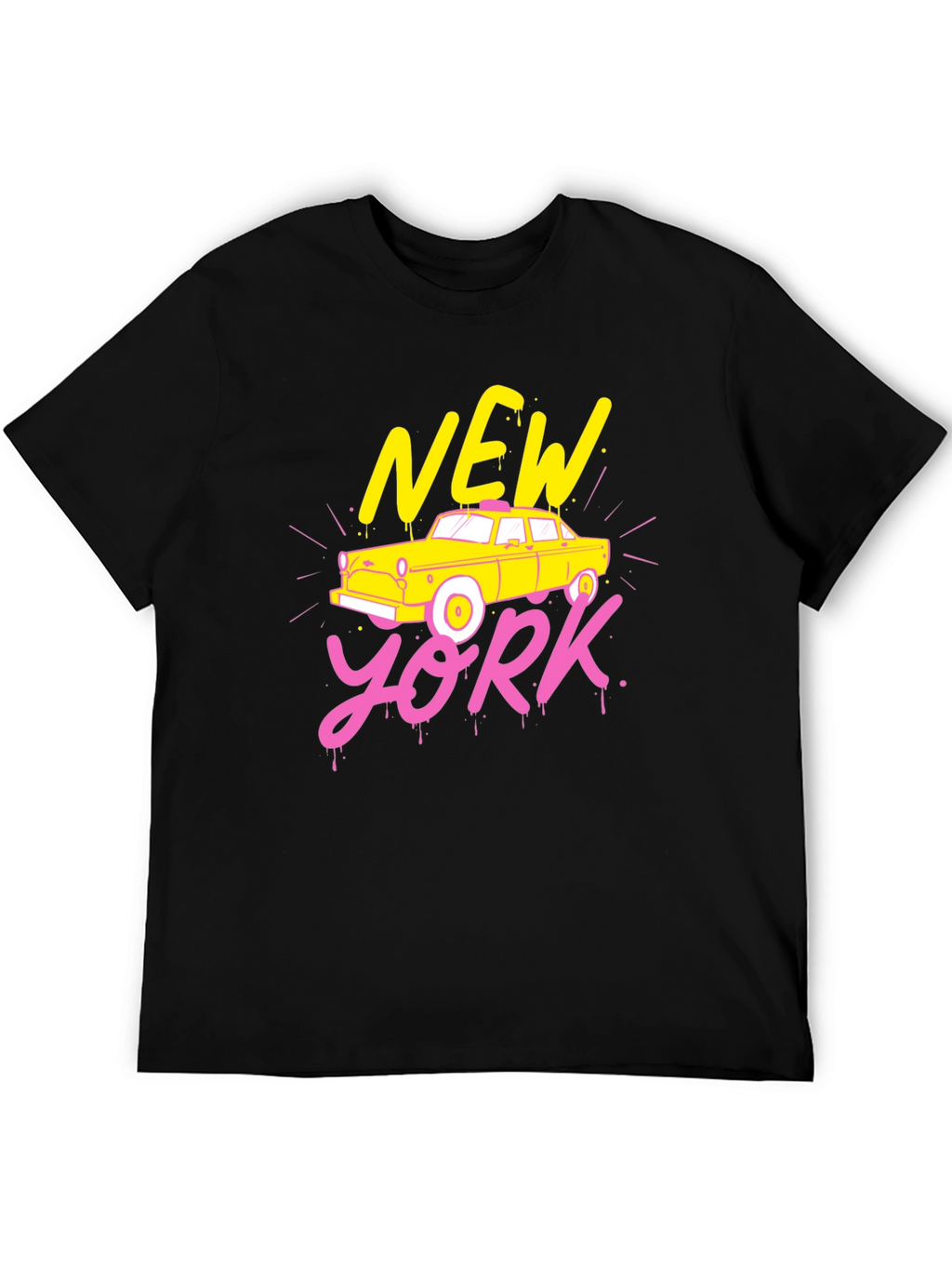 New York Taxi Graphic T-Shirt