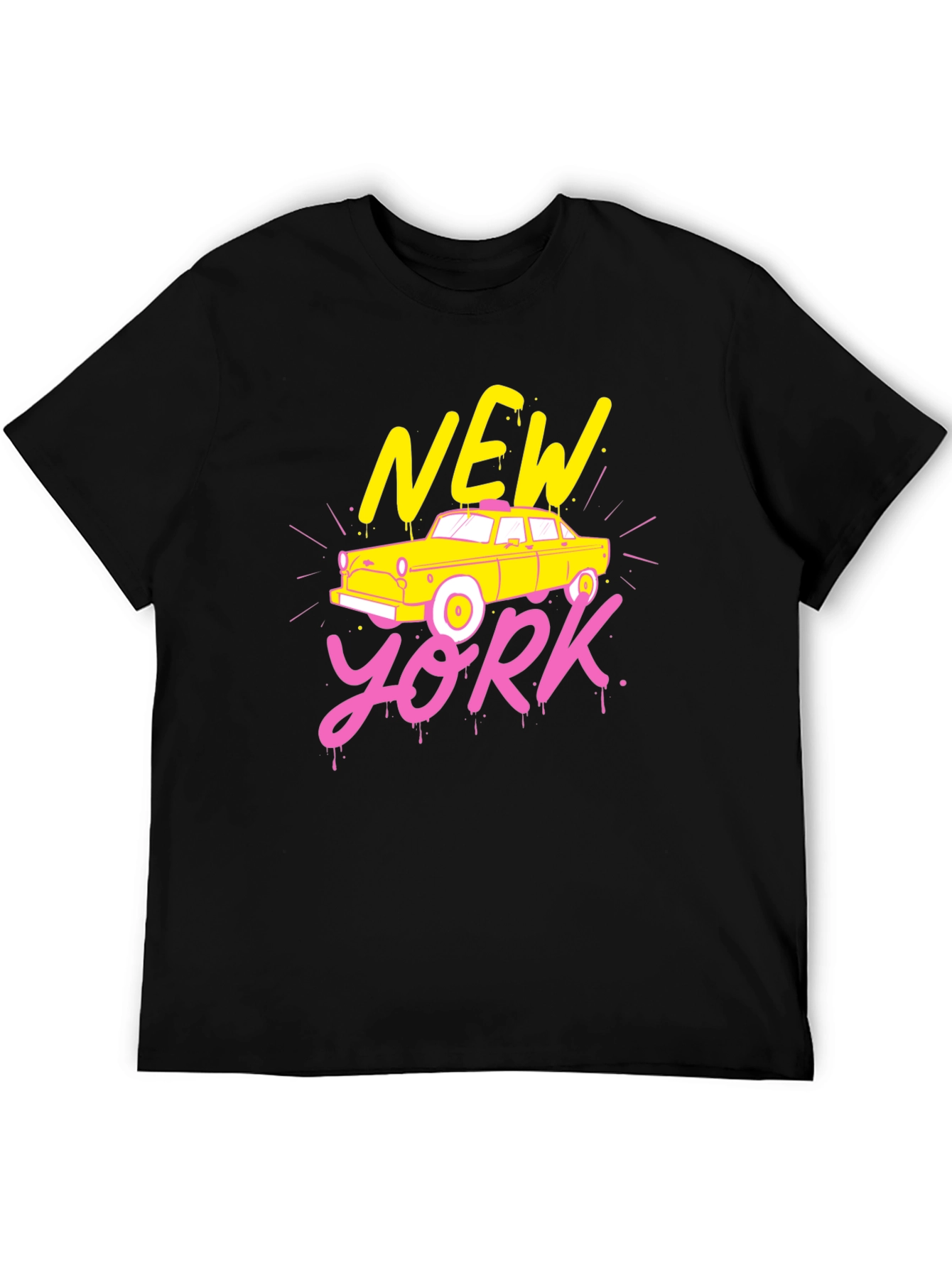 New York Taxi Graphic T-Shirt