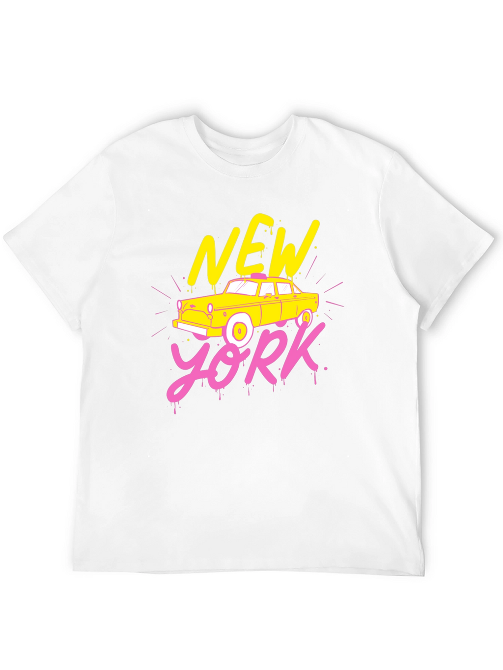 New York Taxi Graphic T-Shirt